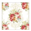 Ambiente Papierservietten Rosenmuster Nostalgie, Sara Cream, 33x33cm