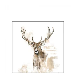 Ambiente Papierservietten Hirsch, Antlers, 25x25cm