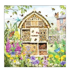 Ambiente Papierservietten Bienenhotel, Bee Hotel, Lunch 33x33cm