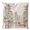 Baumwollkissen Hirsch Fria, Hirsch im Wald, 45x45cm, Boltze Home Collections