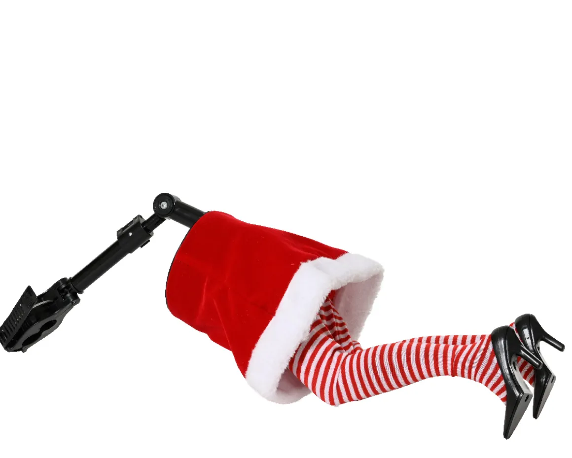 Deko Baumschmuck Elfen Spaß, bewegliche Elfen-Beine, 34cm