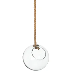 Deko Glaskugel, hängendes Terrarium,15cm, Mica Decorations