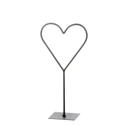 Deko Herz Aida, Metallherz auf Metallständer, 30cm, WMG Grünberger