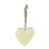 Deko Herz creme, Holzherz mit Lacküberzug creme, 5cm, Hänger