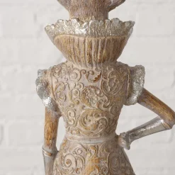 Deko Hirsch Jenno, edler Winterhirsch im Frack oder Kleid, 42cm, Boltze Home Collections