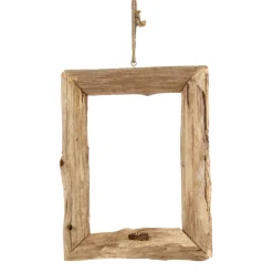 Deko Holzrahmen natur, Naturrahmen mit Juteseil, 38x28cm, DIJK Natural Collections