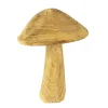 Deko Pilz Naturholz, Holzpilz Natur, 26cm