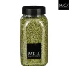 Deko Steine Granulat olivgrün, 2-3mm, 650ml, Mica Decorations