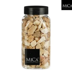 Deko Steine Marbles hellbraun, 7-15mm, 650ml, Mica Decorations