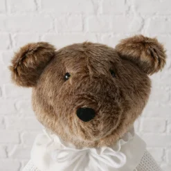 Deko Teddy mit Rock und Hundeschuhe, Teddymädchen mit Teleskopbeine, 34cm bis 54cm, Boltze Home Collection