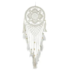 Deko Traumfänger Boho, Dreamcatcher Makramee, Ø28cm, Hänger, DIJK Natural Collections