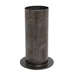 Deko Vase Fred, massive Metallvase used look, 25cm, Trademark Living