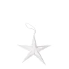 Deko Weihnachtsstern weiß, Papierstern weiß, Ø15cm