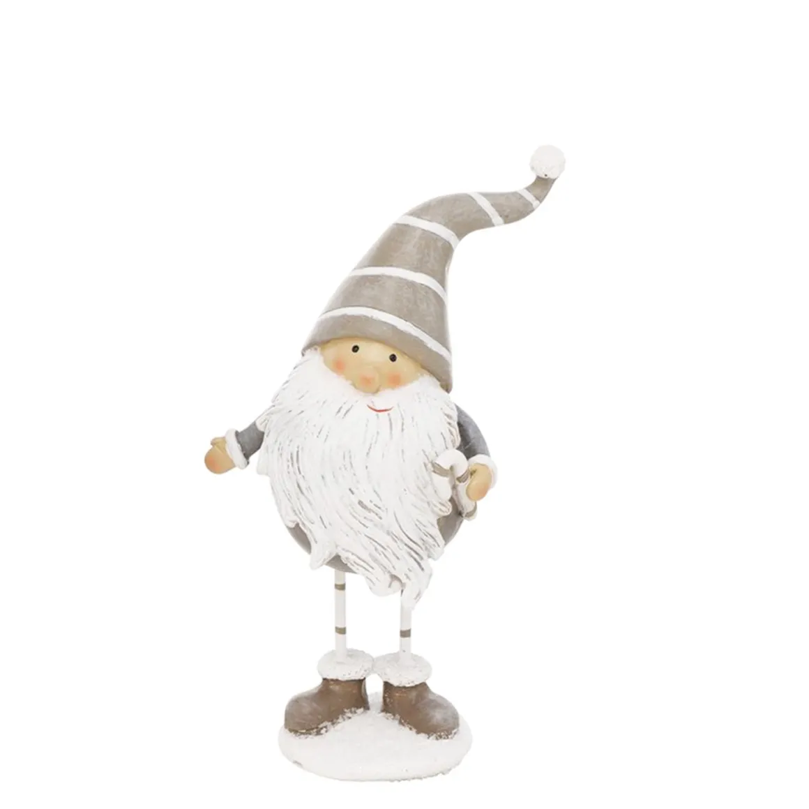 Deko Weihnachtswichtel Mikkel, Wichtel mit langem Bart, 18cm, Boltze Home Collections