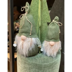 Deko Wichtel, Weihnachtswichtel mit Kaffeebecher to go, 36cm