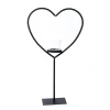 Deko Windlicht Herz Elisa, Metallherz auf Fuß, 75cm, WMG Grünberger