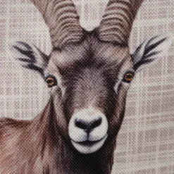 Deko Kissen Steinbock Poldie, 45x45cm, Boltze Home Collections