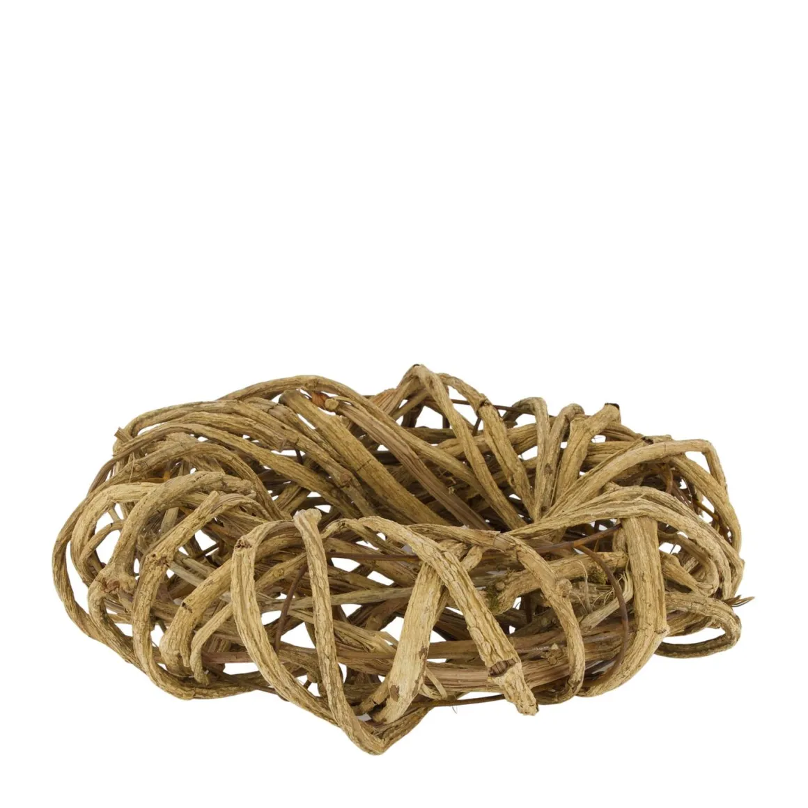 Dekokranz Rattan, Bastelkranz Rattangeflecht, Ø30cm