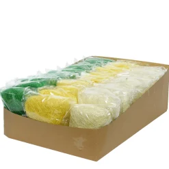 Deko Sisal grün, Ostergras gefärbt grün, im Beutel