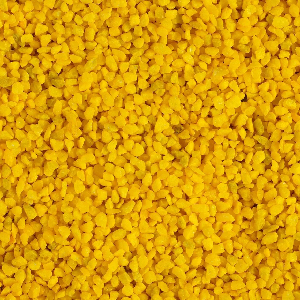 Deko Steine Granulat gelb, 2-3mm, 650ml, Mica Decorations
