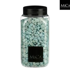 Deko Steine Marbles hellblau, 9-13mm, 650ml, Mica Decorations