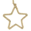 Deko Stern Jute, Jutestern, Weihnachtsstern umwickelt, Ø15cm