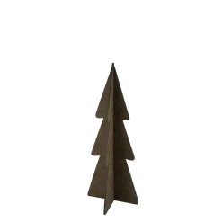Deko Tannenbaum aus Filz, große schlichte Filztanne braun, 60cm