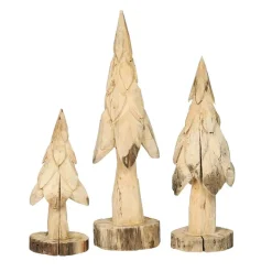 Deko Tannenbaum Natur, rustikale Tanne aus Naturholz, 100cm, WMG Grünberger