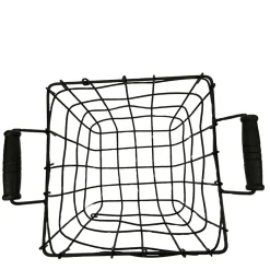 Drahtkorb mit Griff grau 18cm