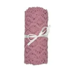 Halbach Tischläufer Baumwoll-Häckelspitze pale berry