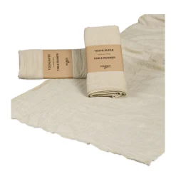 Halbach Tischläufer linen, Baumwoll-Optik, 44cmx160cm