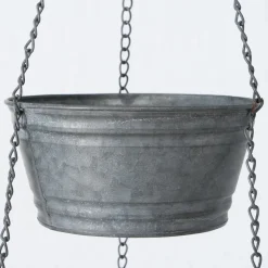 Hängeetagere Patino, Etagere aus Zink, 3 Pflanztöpfe, 115cm, Boltze Home Collections