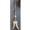 Hänger Engelsflügel, Holzflügel am Juteseil, 48cm