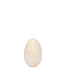 Holz Ei natur, Naturholzei Osterei Natur, 4cm