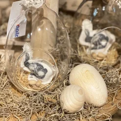 Holz Ei natur, Naturholzei Osterei Natur, 4cm