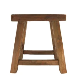 Holzhocker Teak, Hocker Teak natur, 40x45cm, DIJK Natural Collections