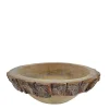 Holzschale Natur, rustikale Mangoschale mit Rinde, Ø17cm