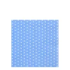 Home Fashion Papierservietten Dots, Punkte hellblau-weiß, 25x25cm