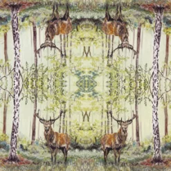 Home Fashion Papierservietten Hirsch im Wald, Wild Deer, Lunch 33x33cm