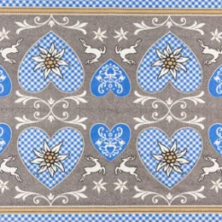 Home Fashion Papierservietten Landhaus, Hirsch und Edelweiß, Warm Welcome, 33x33cm