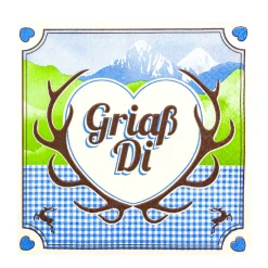 Home Fashion Papierservietten Grias Di, Alpenpanorama, 33x33cm