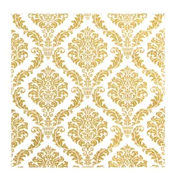 Home Fashion Papierservietten Elegantes Gold, 33x33cm