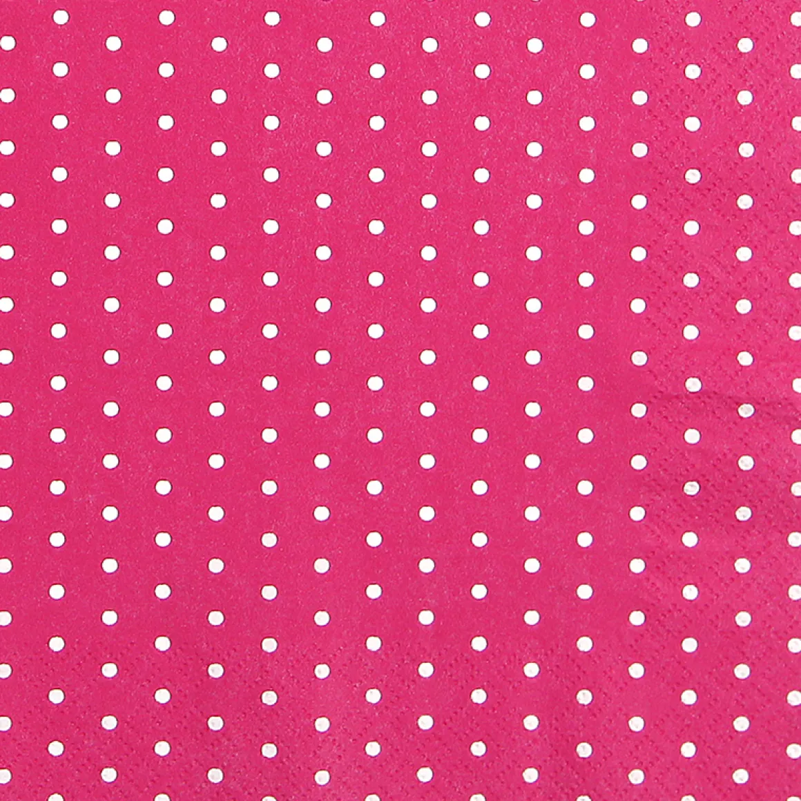 Home Fashion Papierservietten Dots, Punkte berry pink-weiß, 25x25cm
