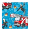 Home Fashion Papierservietten Kinder Feuerwehr, 33x33cm