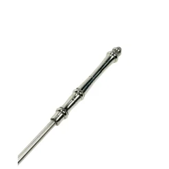 Kerzenlöscher mit Gelenk, silber, Metall, 31cm