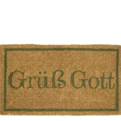 Kokos Fußmatte Grüß Gott, 75x45cm, Mars & More