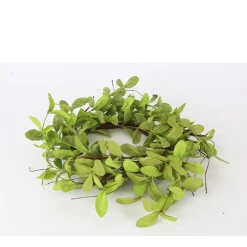 Kunstpflanze Eukalyptus, Eukalyptuskranz rund gebunden, grün, Ø40cm