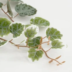 Kunstpflanze Leuchterblume Ceropegia woodii grüntöne im Topf, Hängepflanze, Mica Decorations