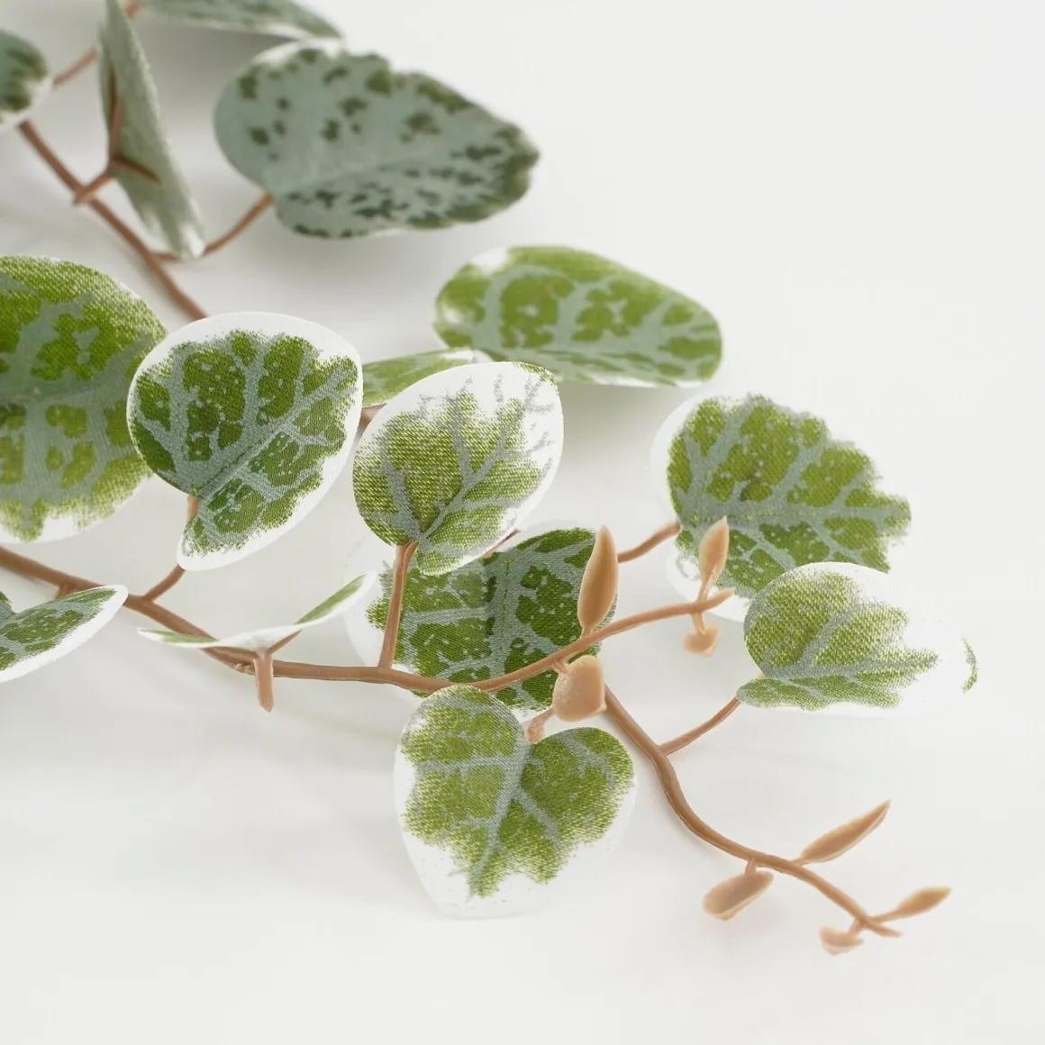 Kunstpflanze Leuchterblume Ceropegia woodii grüntöne im Topf, Hängepflanze, Mica Decorations