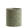 Lampenschirm Osire grün, Lampenschirm Bouclé, Zylinder 30x30x32cm, Light & Living